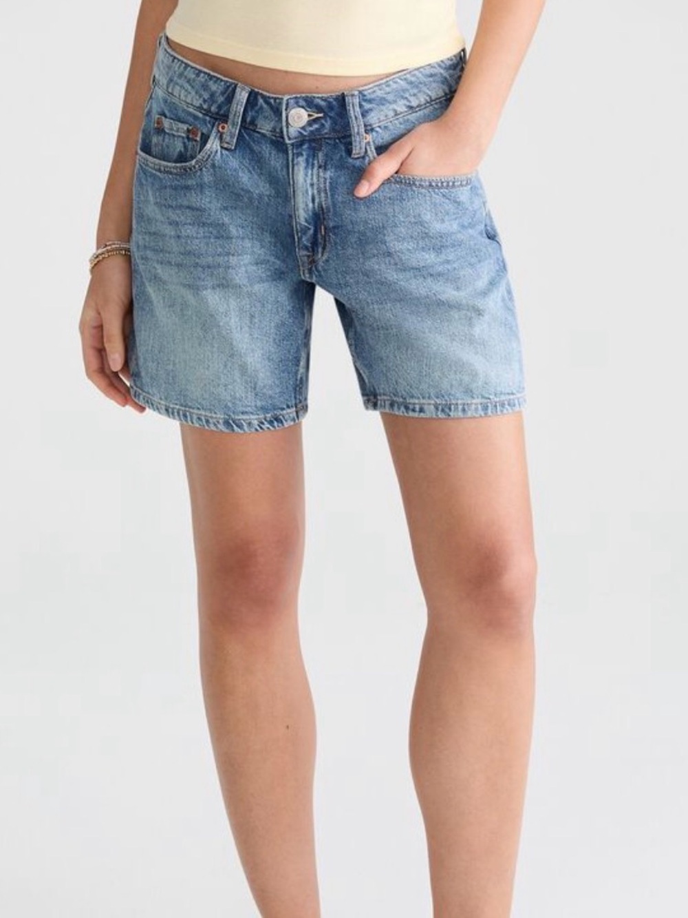 Aeropostale Light Blue Denim Shorts